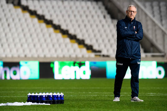 Lars Lagerbäck, head coach of Norway