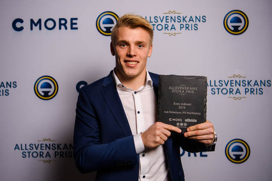 Norrköpings målvakt Isak Pettersson