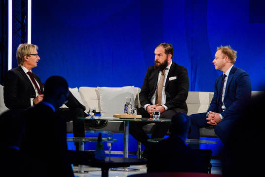 TV4 Cmores Patrik Westberg, Alexander Axén och Anders