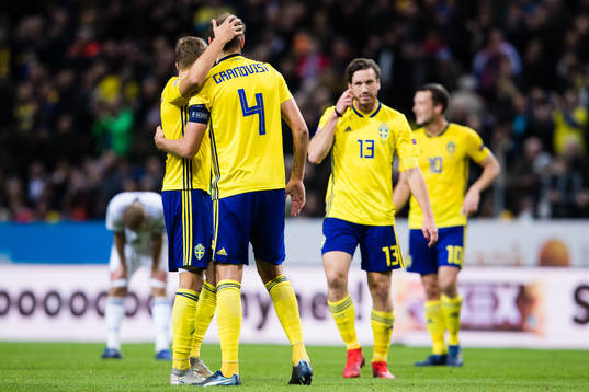 Ludwig Augustinsson, Andreas Granqvist and Gustav Svensson