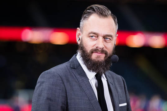 Olof Lundh of Cmore a head of the Nations League football