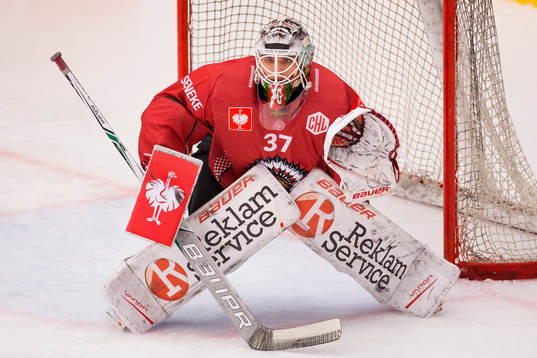 Goalkeeper Johan Gustafsson of Frölunda