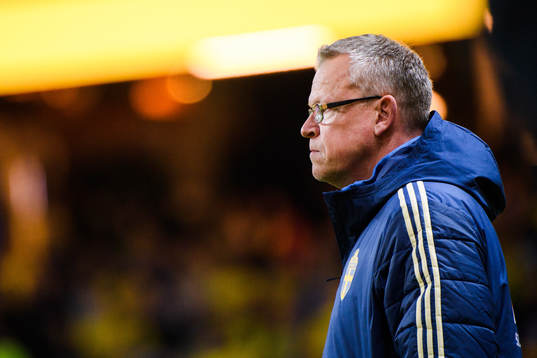 Head coach Janne Andersson of Sweden
