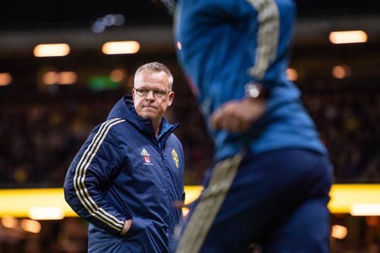 Head coach Janne Andersson of Sweden