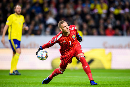 Goalkeeper Robin Olsen of Sweden