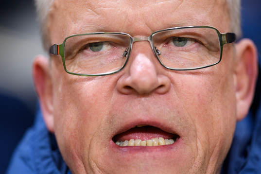 Head coach Janne Andersson of Sweden prior to the Nations