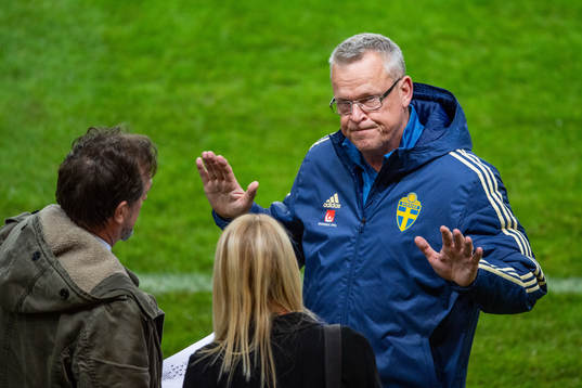 Head coach Janne Andersson of Sweden
