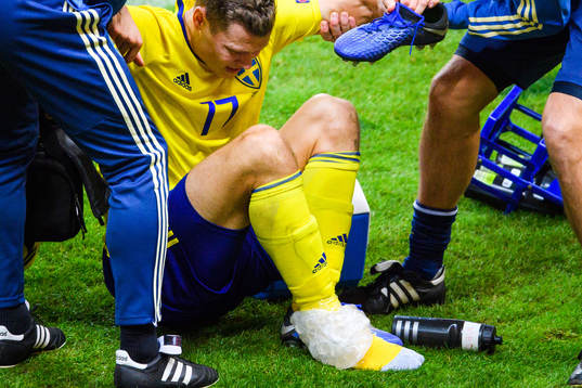during the Nations League football match between Sweden and