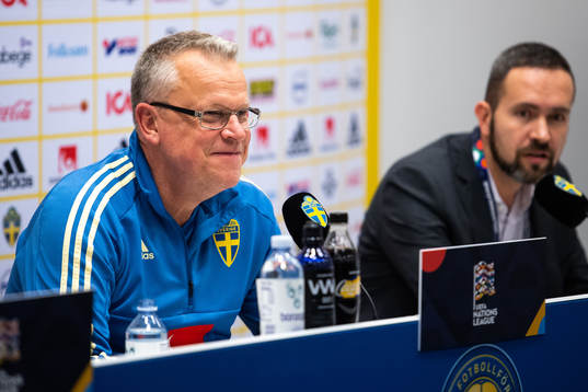 Head coach Janne Andersson of Sweden