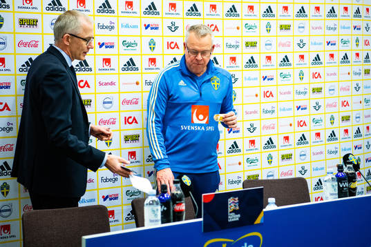 Head coach Janne Andersson of Sweden
