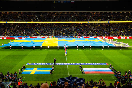 The Swedish flag