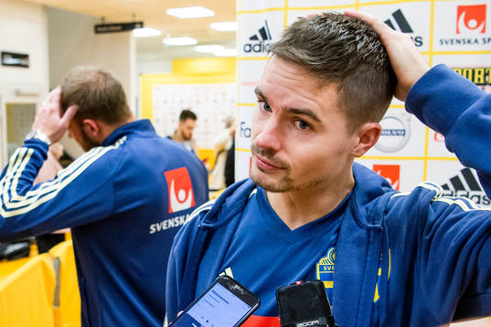 Andreas Granqvist and Mikael Lustig of Sweden
