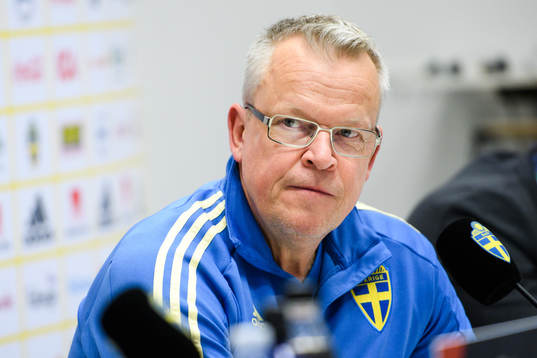 head coach Janne Andersson of Sweden