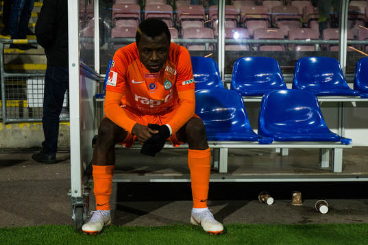 AFC Eskilstunas Ousmane Camera deppar