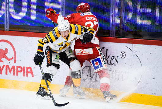 Skellefteås Mathis Olimb och Timrås Johannes Kinnvall