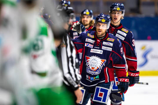 Malmö Redhawks Frederik Storm jublar