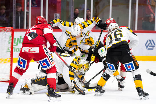 Skellefteås målvakt Gustaf Lindvall