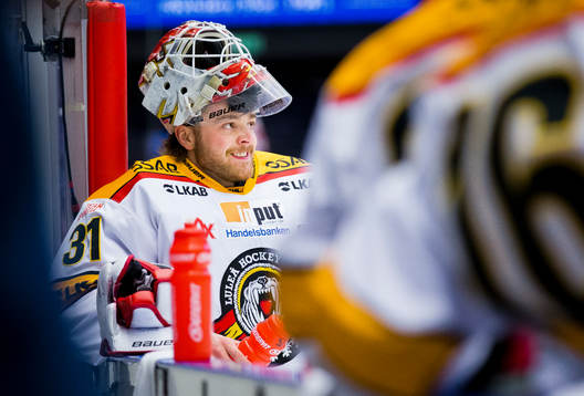 Luleås målvakt Niklas Rubin