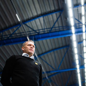 Brynäs assisterande tränare Mikael Holmqvist
