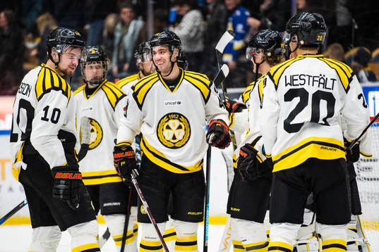 Brynäs Marcus Ersson, Jesper Jensen och Marcus Westfält