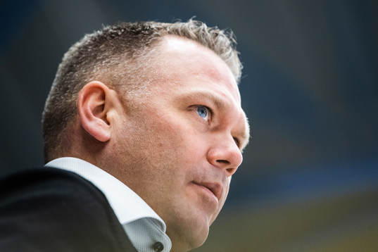 Brynäs assisterande tränare Mikael Holmqvist