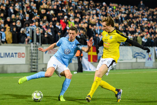 Malmö FFs Marcus Antonsson och Lunds Gustav