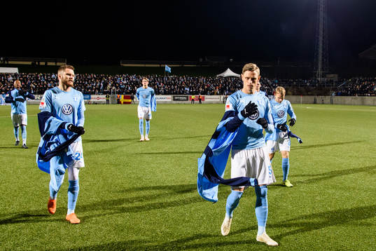 Malmö FFs Lasse Nielsen och Sören Rieks
