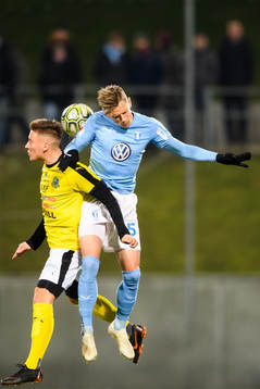 Malmö FFs Sören Rieks och Lunds Jesper Möller