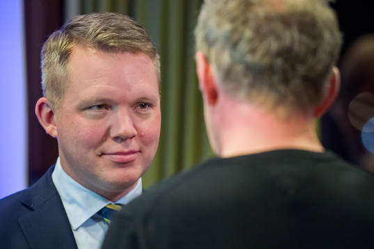 Svenska Ishockeyförbundets ordförande Anders Larsson i en