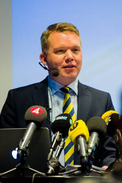 Svenska Ishockeyförbundets ordförande Anders Larsson