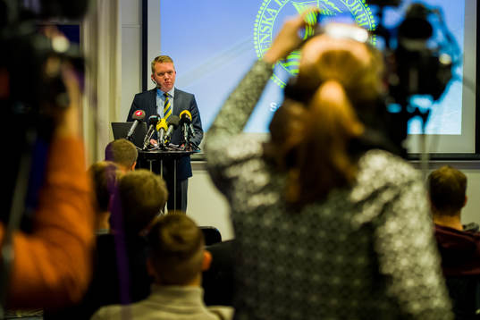 Svenska Ishockeyförbundets ordförande Anders Larsson