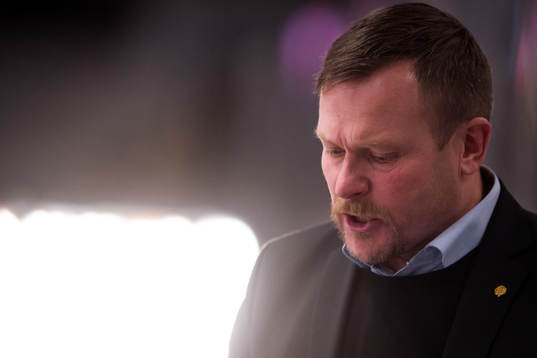 Björklövens tränare Joakim Fagervall