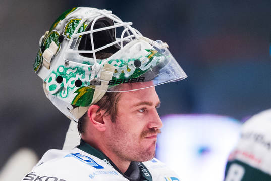 Björklövens målvakt Mattias Pettersson deppar