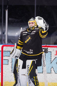 s målvakt Erik Källgren jublar