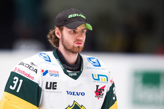 Björklövens målvakt Oscar Masiello