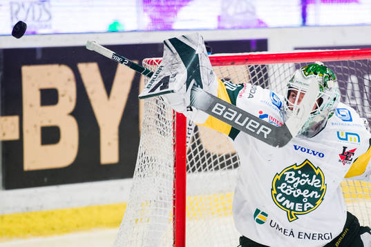 Björklövens målvakt Mattias Pettersson