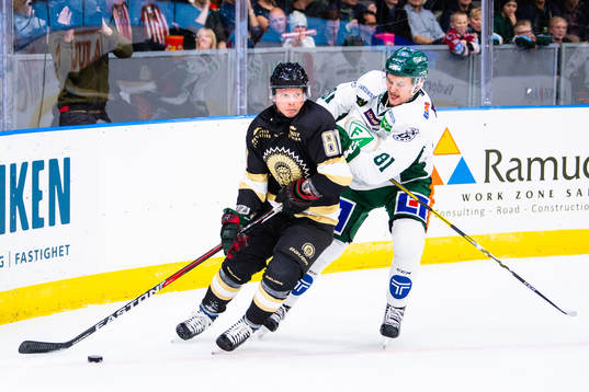 Frölundas Ryan Lasch och Färjestads Theodor Lennström