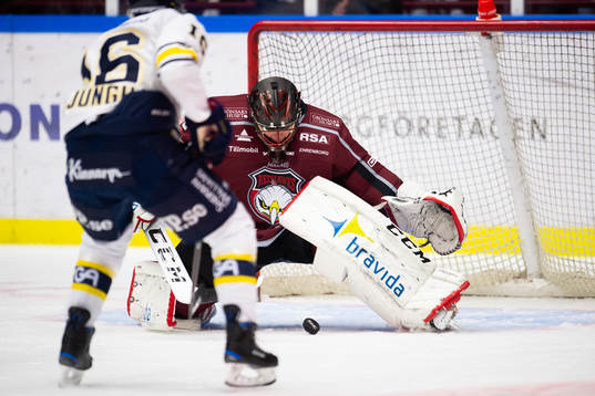 Malmö Redhawks målvakt Oscar Alsenfelt