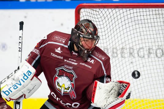 Malmö Redhawks målvakt Oscar Alsenfelt
