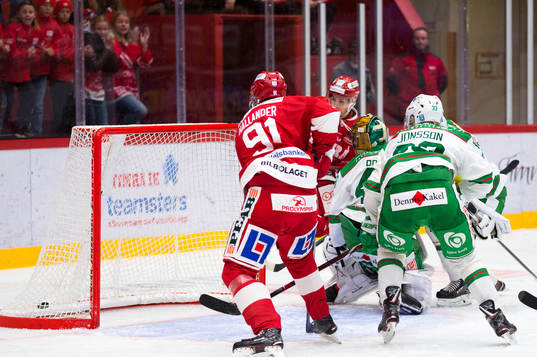Timrås Rickard Palmberg gör 1-0
