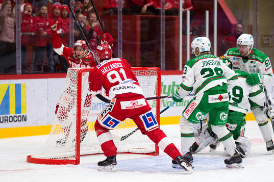 Timrås Rickard Palmberg jublar