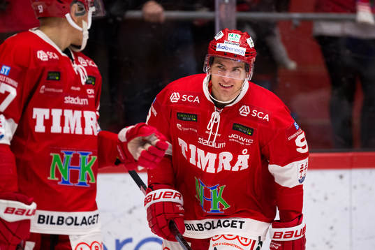 Timrås Rickard Palmberg jublar