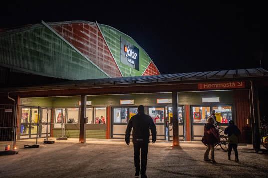 Jalas Arena innan ishockeymatchen i SHL mellan Mora och