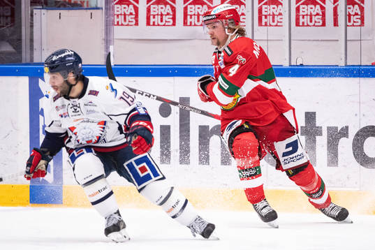 Linköpings Joe Whitney och Moras Viktor Amnér