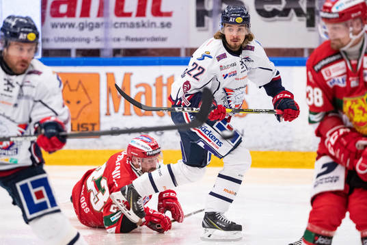 Linköpings Adam Brodecki och Moras Tomas Skogs
