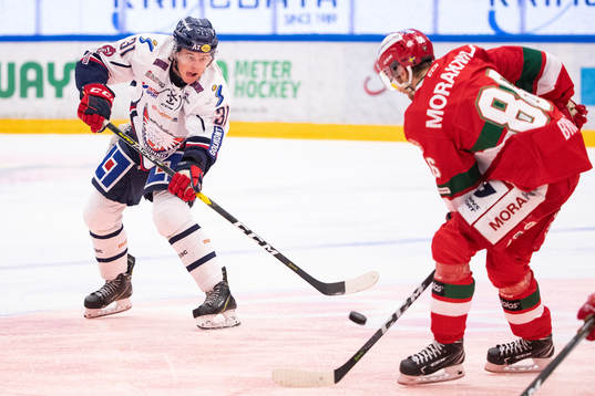 Linköpings Olle Lycksell och Moras Mathias Bromé