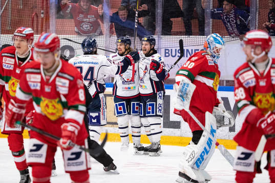 Linköpings Andrew Gordon  jublar