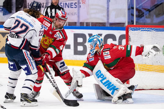 Linköpings Adam Brodecki och Moras Viktor Amnér och Moras