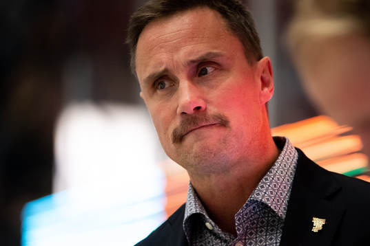 Frölundas tränare Roger Rönnberg deppar