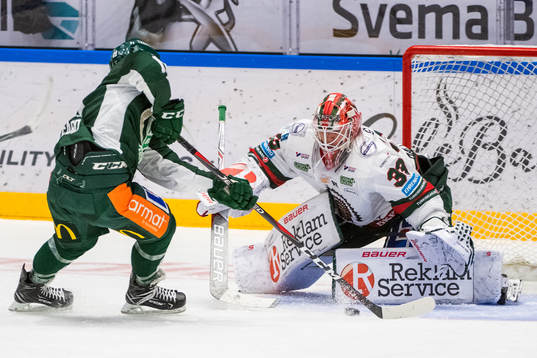 Frölundas målvakt Johan Mattsson